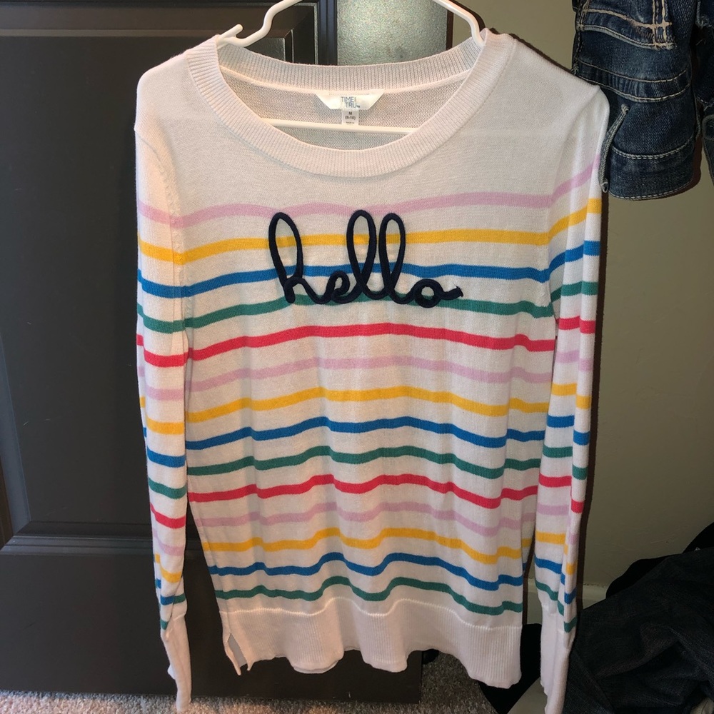 Time and Tru Hello Sweater!